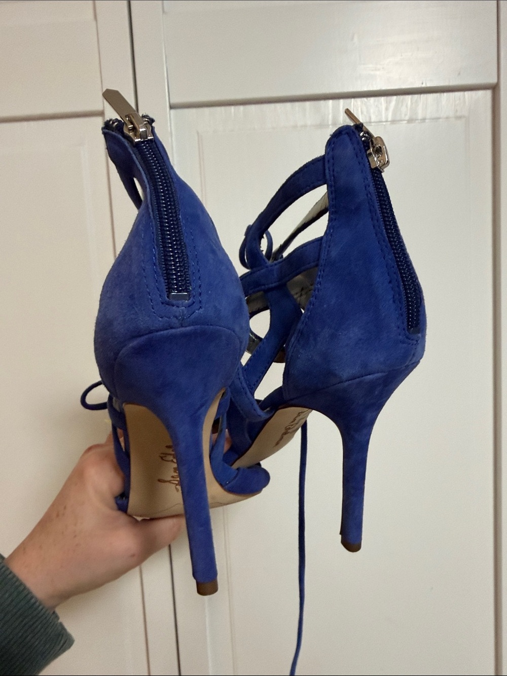 Sam Edelman Lace-Up Tassel Heels - Picture 4 of 7